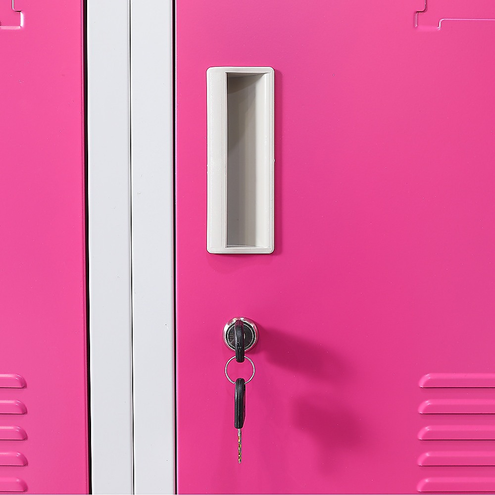12-Door Locker for Office Gym Shed School Home Storage - Standard Lock with 2 Keys โ image 6