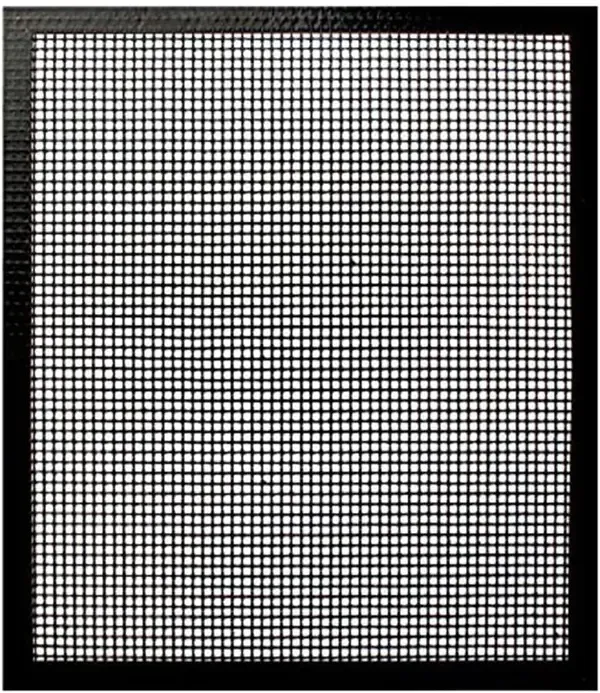 6 Pack Reusable Non-Stick Heat Resistant BBQ Grill Mesh Mats for Gas Charcoal Grills Oven Camping Outdoor Cooking, Silver 30 × 40 cm