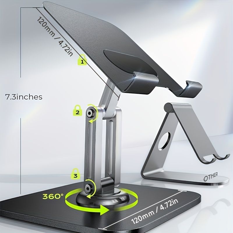 Black Silver laptop stand โ image 3