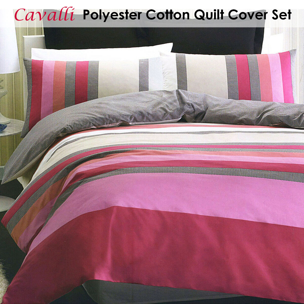 Belmondo Cavalli Polyester Cotton Quilt Cover Set King — image 2