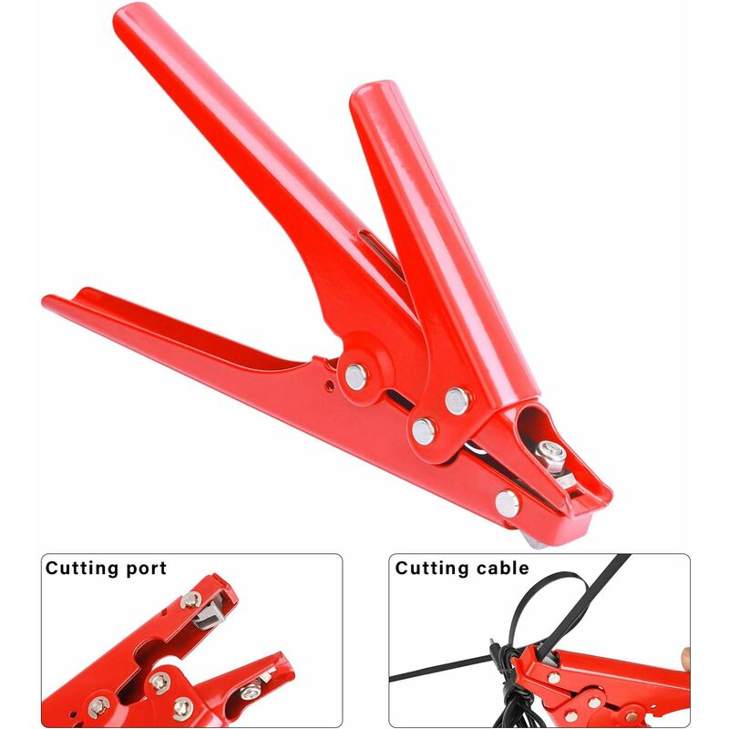 Hs-519 Self-Locking Tie Cutter & Clamp - All Metal - For Ties Up To 0.9Cm Wide โ image 2