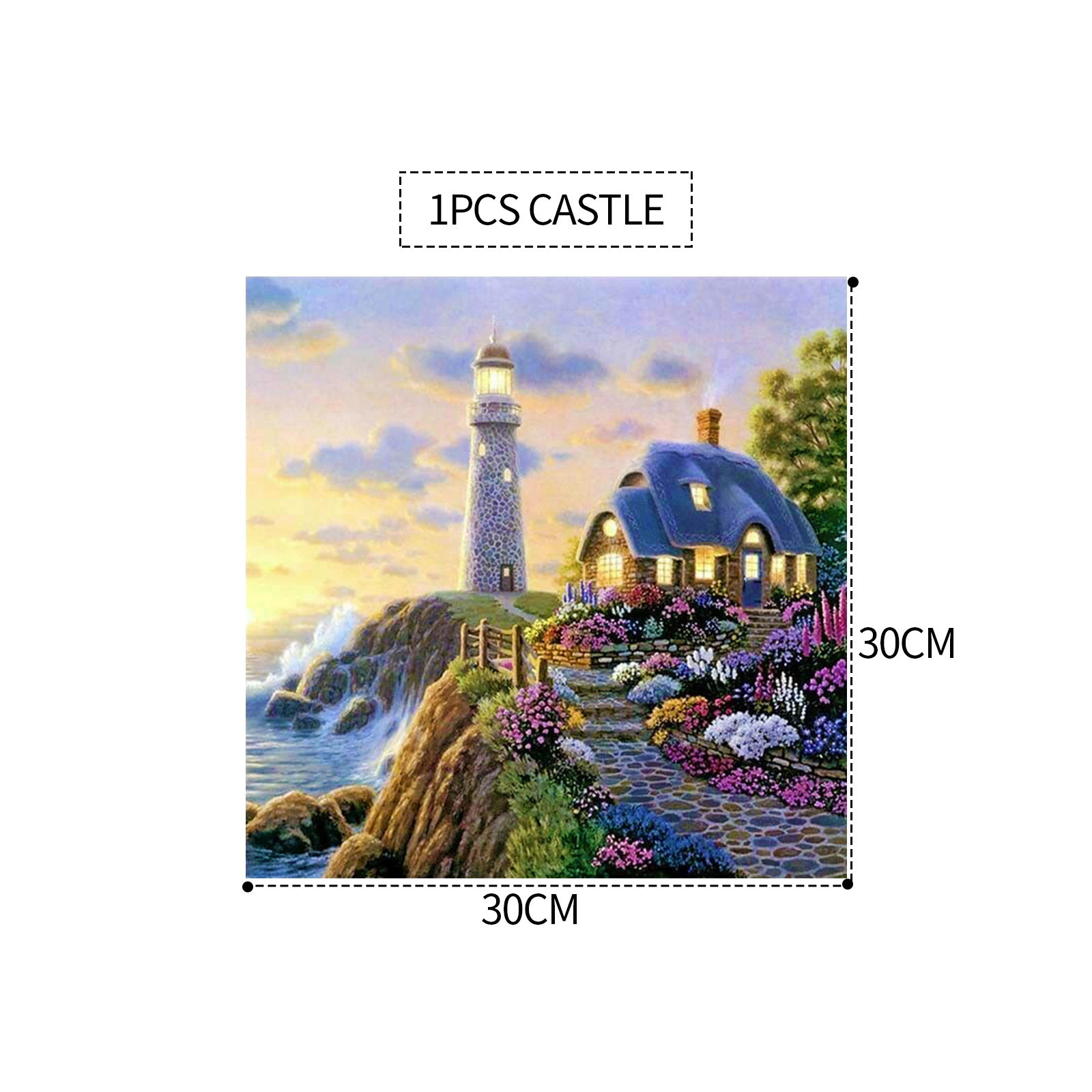 1PCS 5D Diamond Painting Kits Diamond Glue Art Kit Paint for Adults Kids DIY Gift 30x30cm โ image 6