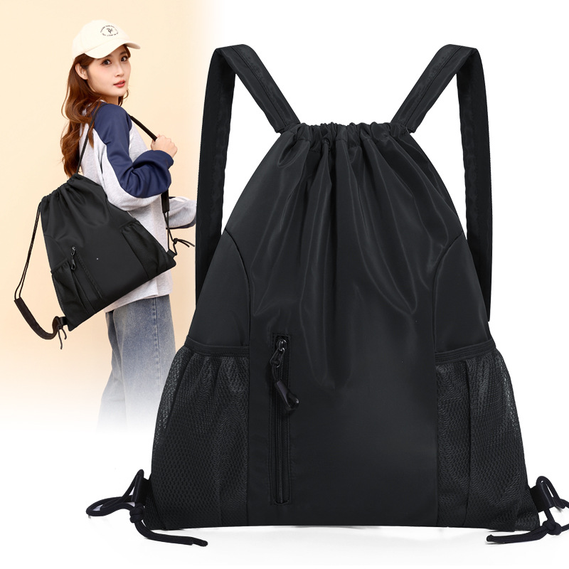 One-piece backpack - Drawstring backpack - Large capacity - Lightweight - Separate compartments for wet and dry items, sports backpack - Suitable for travel — image 2