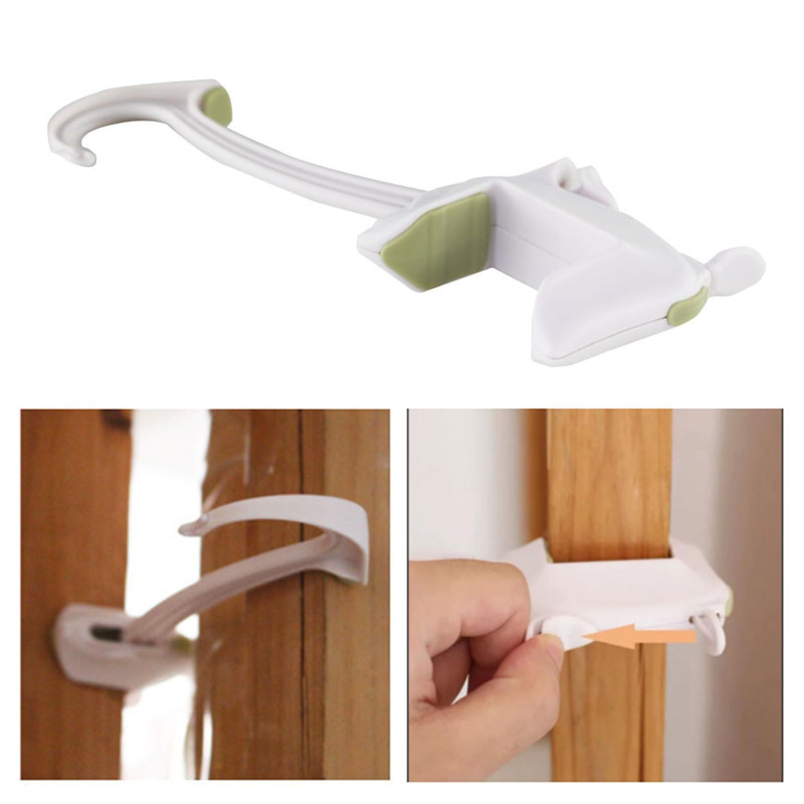 Door Child Proof Lock, Prevent Finger Pinch Guard Anti Accidental Door Safety Lock — image 4