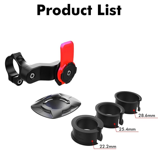 Quad-lock Out Front Bicycle Twist Mountain Cradle Telephone โ image 2