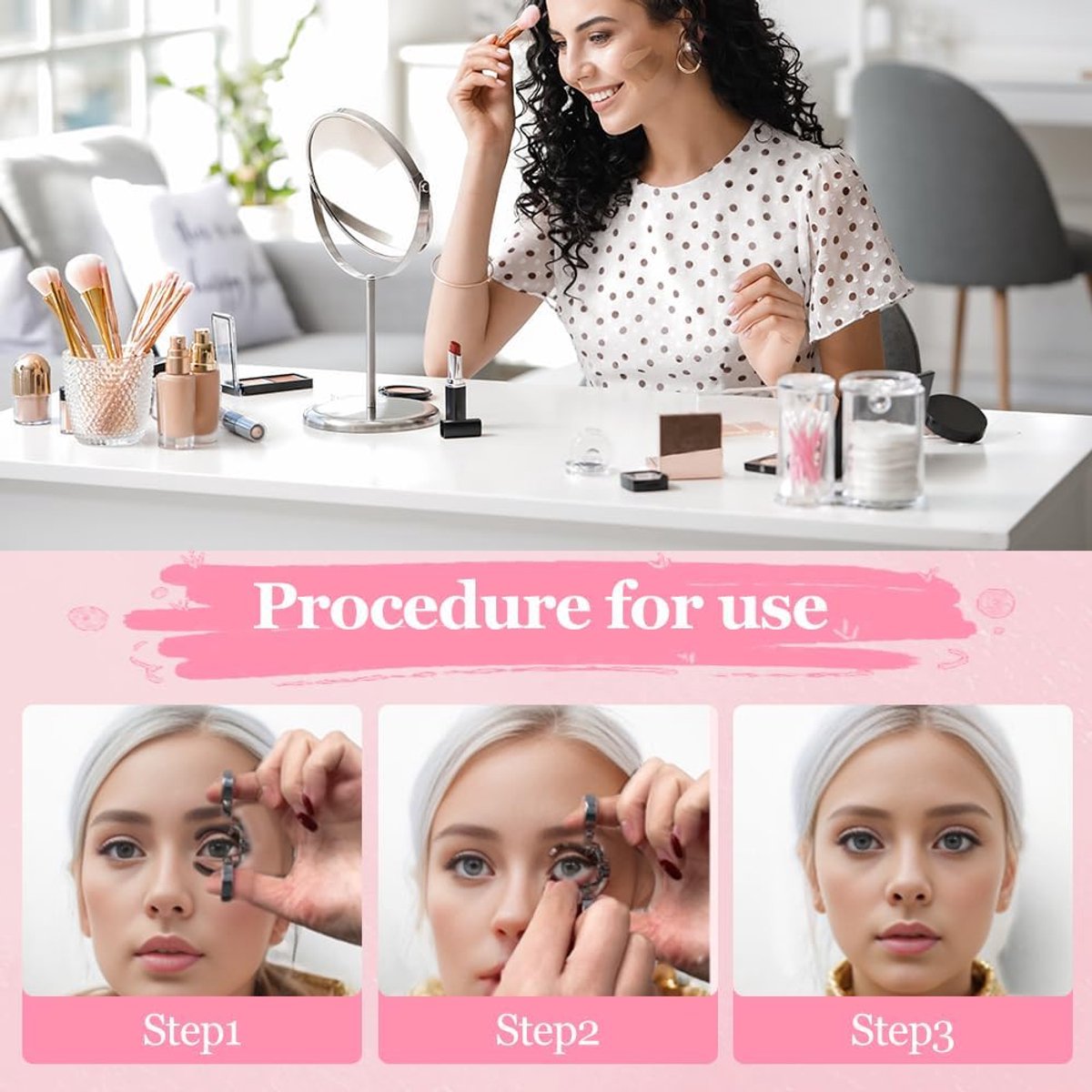 Contact Lens Wearing Aids - Eyelid Wear Aid - Contact Lens Inserter Remover - Contact Lens Eyelid Stretcher - Contact Lens Aid - Lens Suction Cup - Contact — image 4