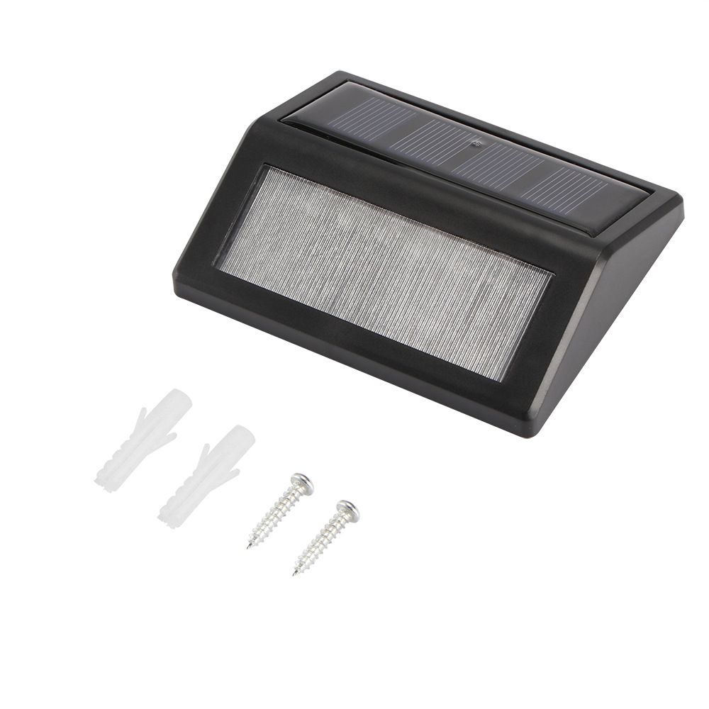 2pcs Solar Step Light Outdoor Solar Deck Light Outdoor Wall Light Solar Stair Light Outdoor Solar Light — image 3
