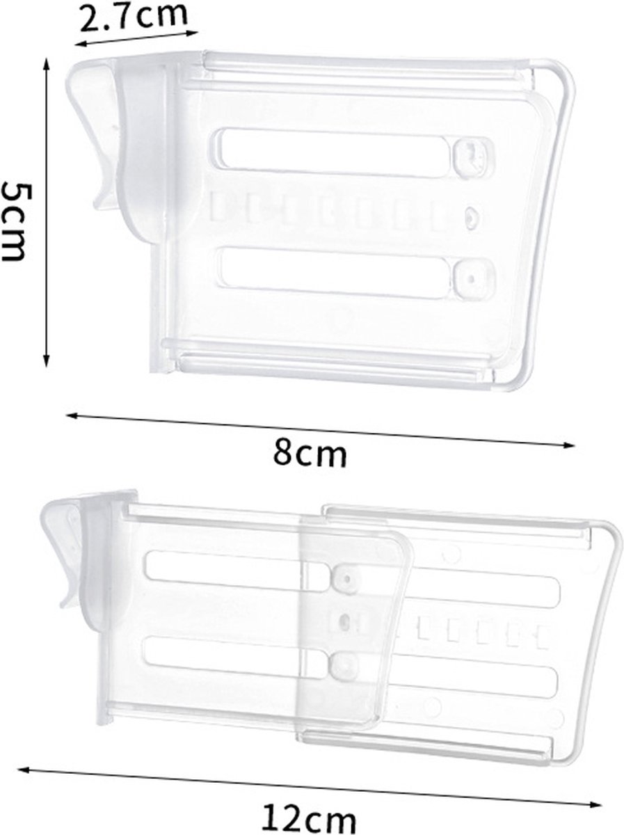 Refrigerator Dividers - 8 Pieces - Drawer Organizer System - Dividers - Side Door Spice Storage Shelf - Drawer Divider - Drawer Organizer - Clip-on Shelf — image 5