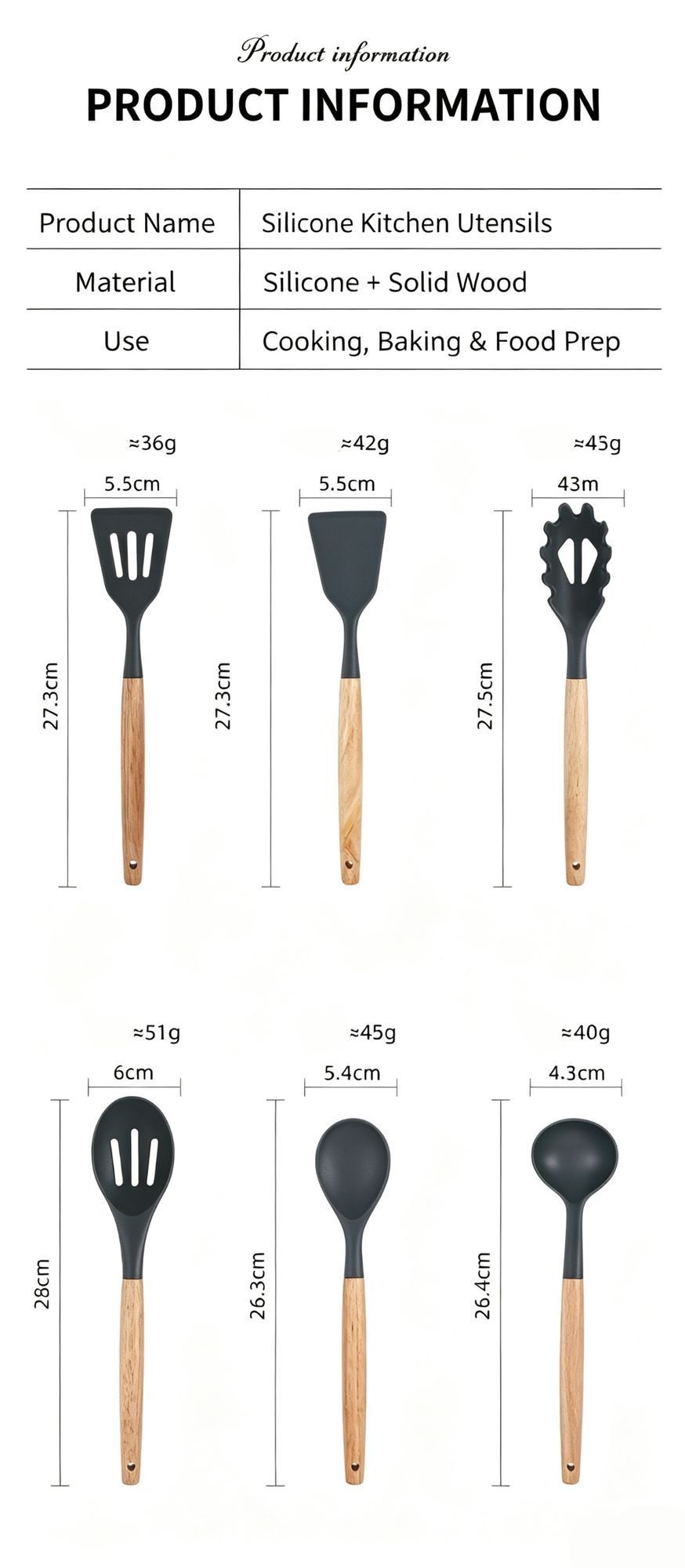 Silicone Kitchen Utensils 12‑Piece Set Dark Green,Complete Spatula & Soup Spoon Cookware Set for Non‑Stick Pots,Daily Home Kitchen Gadget,Christmas Halloween — image 3