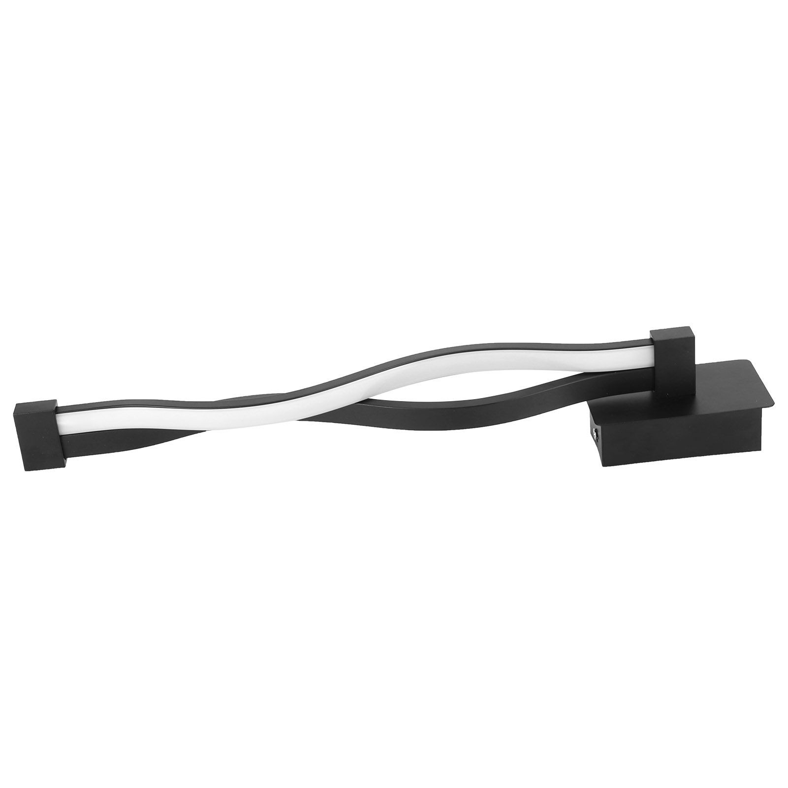 LED Wall Lamp Modern Wavy Shaped Decorative Light for Corridor Bedside AC85-265V Warm White — image 6