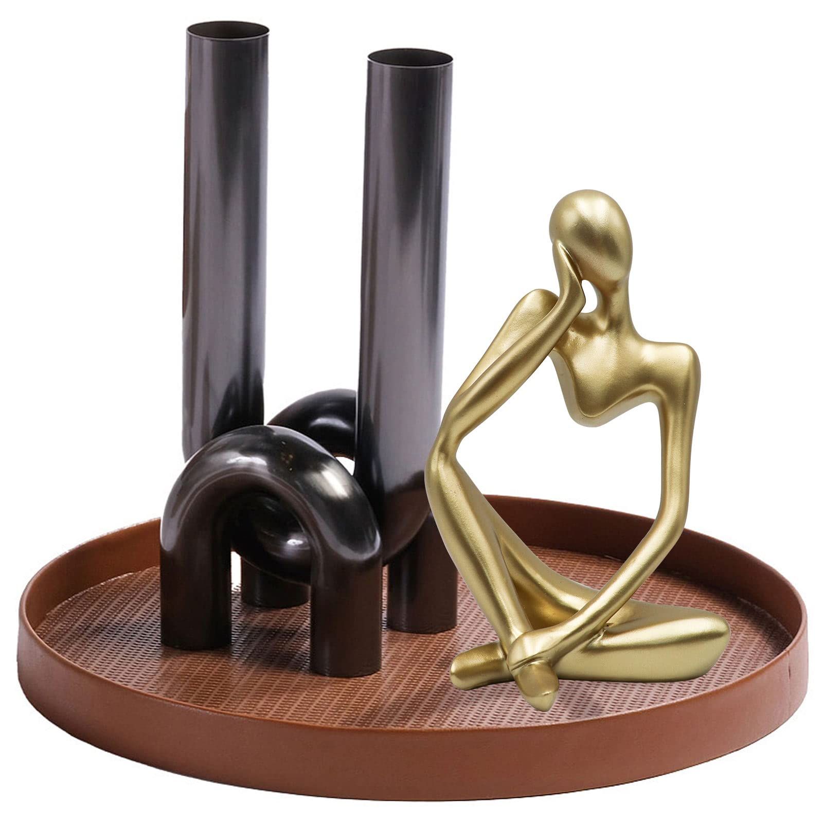 Thinker Statues and Sculptures, Resin Thinker Statue Ornaments, Abstract Style Sculptures, Housewarming Gifts — image 5