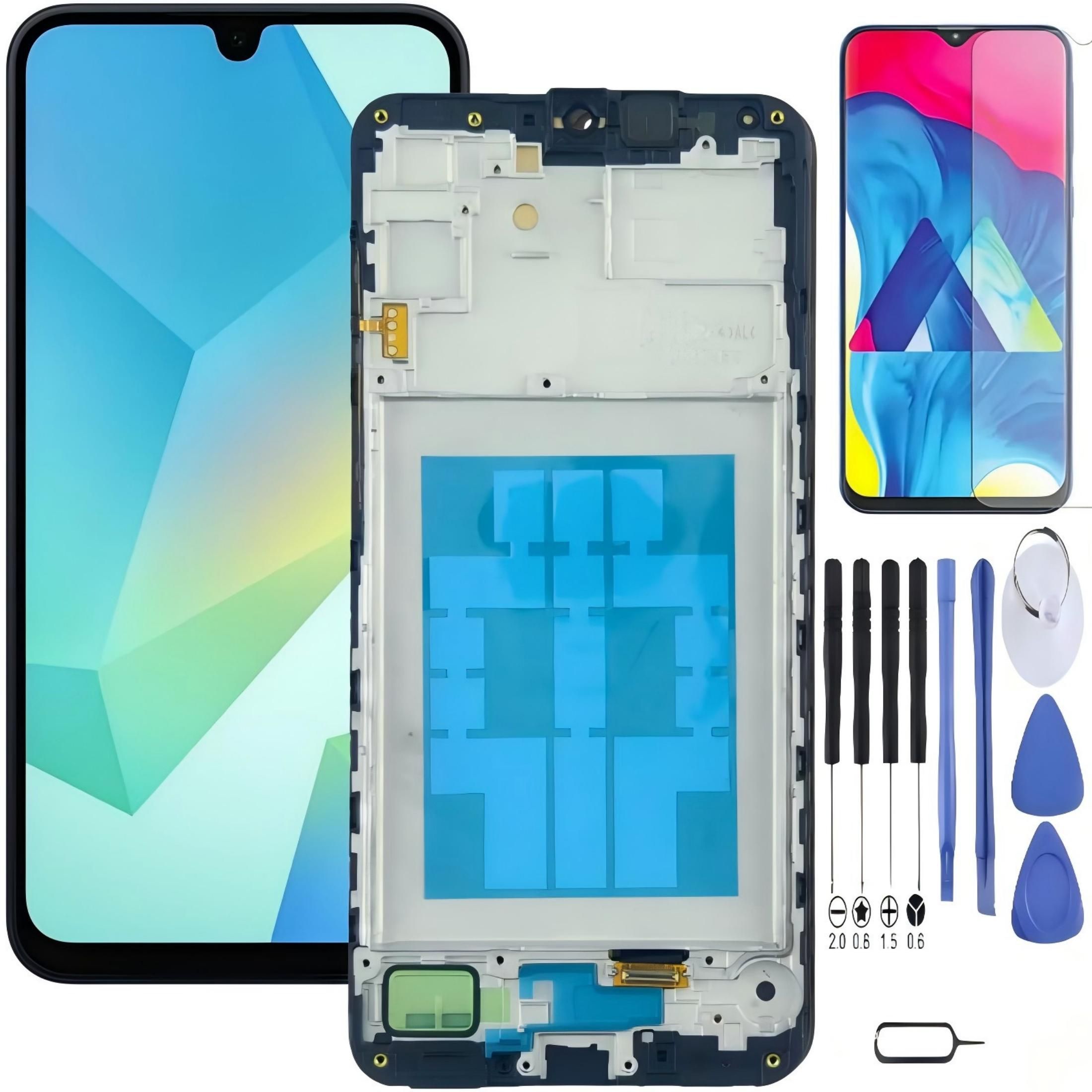 Samsung Galaxy A16 5G Screen Replacement, 6.7 Inch Super AMOLED Touch Digitizer, Comes with Full Repair Tool Kit & Tempered Glass Protector for SM-A1660