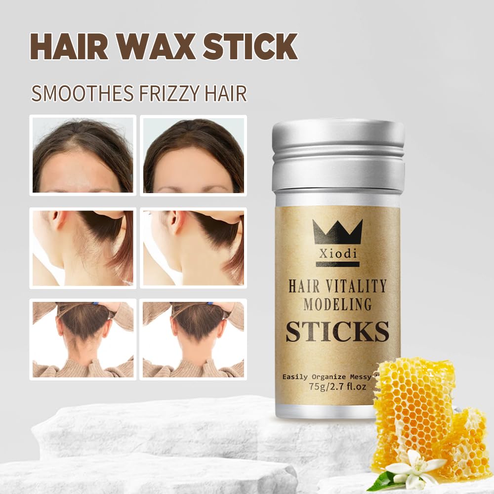 2X Hair Edge Control Hair Wax Stick | 75g Each | Natural Styling for Relaxed & Natural Hair — image 4
