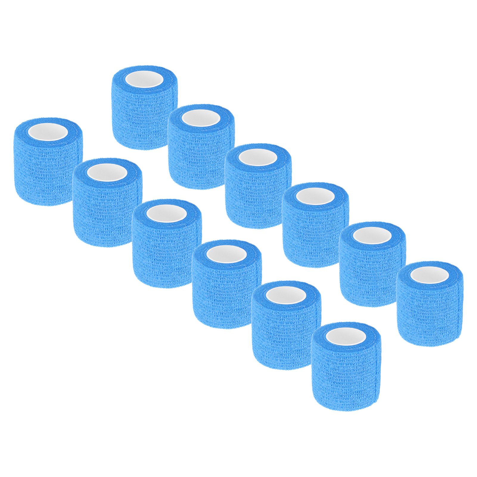 12 Pack 4.5M Animal Elastic Bandage Self Adhesive Cow Hoof Repairing Bandage Non Woven Polyester Waterproof for Livestock Blue โ image 4