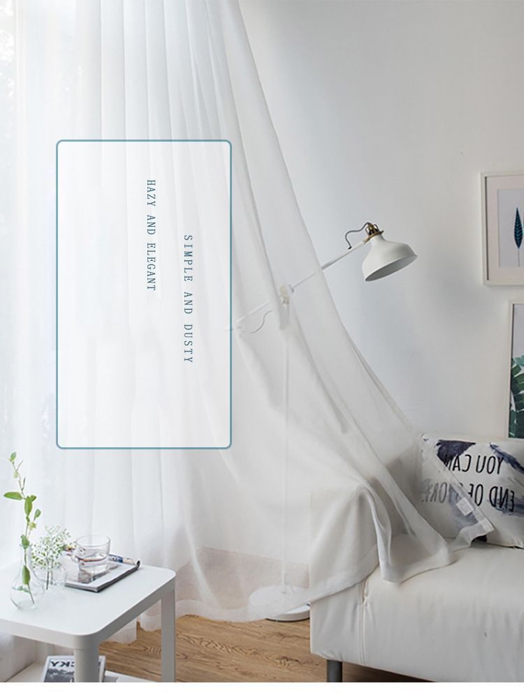 2 Pack Semi Blackout Sheer Curtains Dusty Blue โ image 2