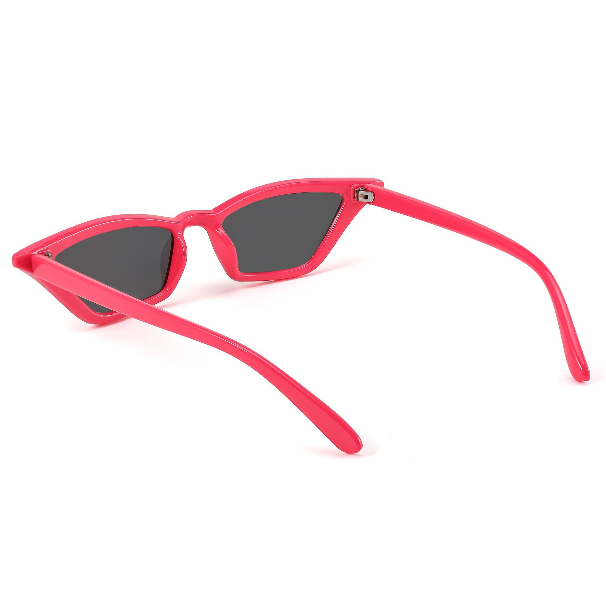 Small Pet Sunglasses,Triangle Cool Dog Sunglasses, Funny Doll Toy Glasses for Party Photo Cosplay Show(Sunglasses Red) — image 5