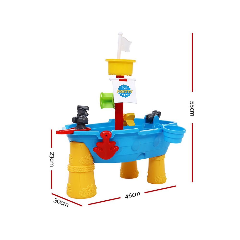 Keezi Kids Sandpit Pretend Play Set Outdoor Toys Water Table Activity Play Set โ image 2
