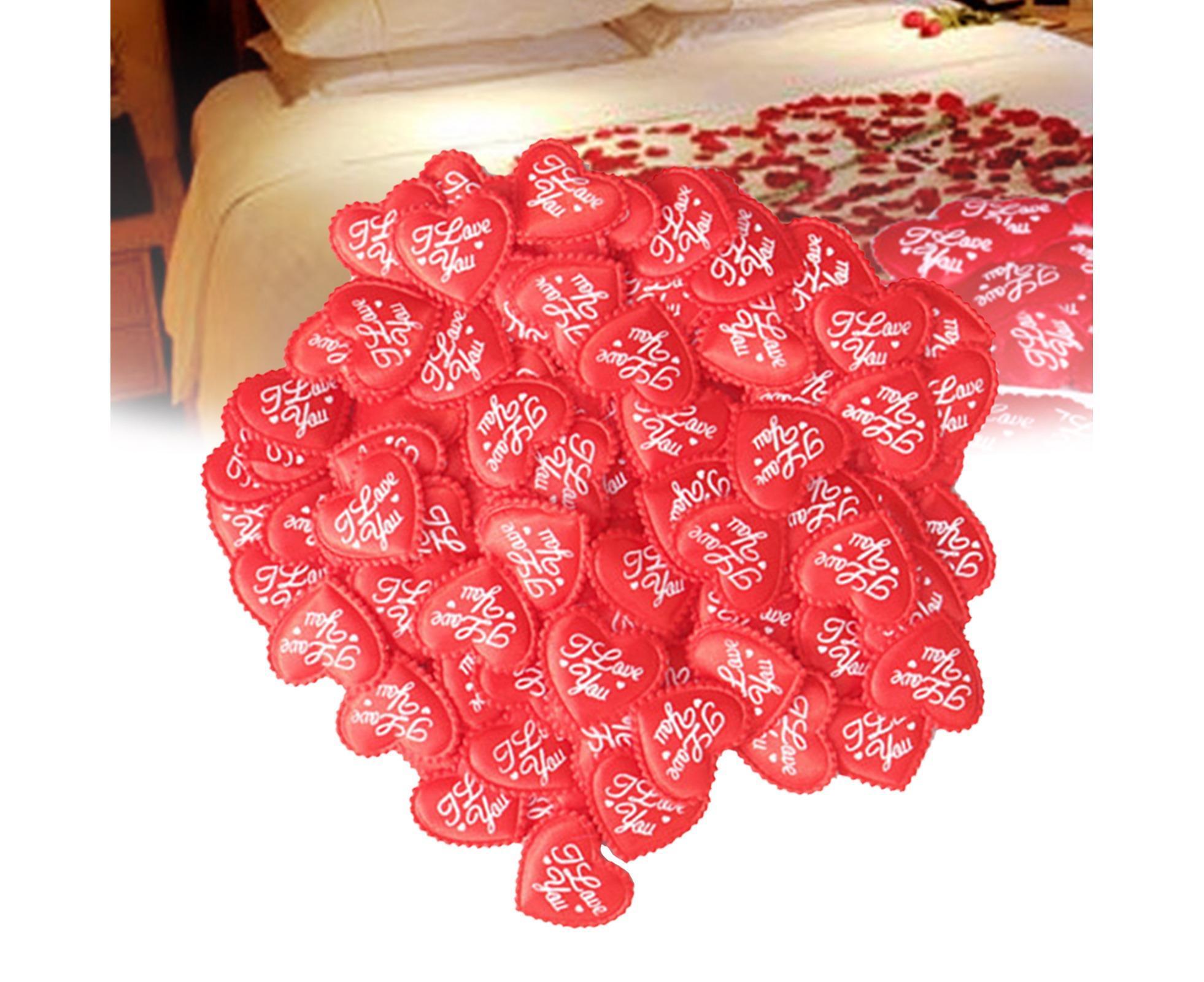 Sponge Heart Shaped Confetti Throwing Petals Wedding Valentine Gift Home Decor - Pink — image 3