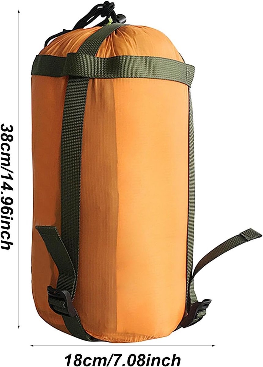 compression bag - Sleeping bag Storage bag - Backpacking storage bags - Portable sleeping bag storage bag - Lightweight backpack bag - Camping storage bag — image 5