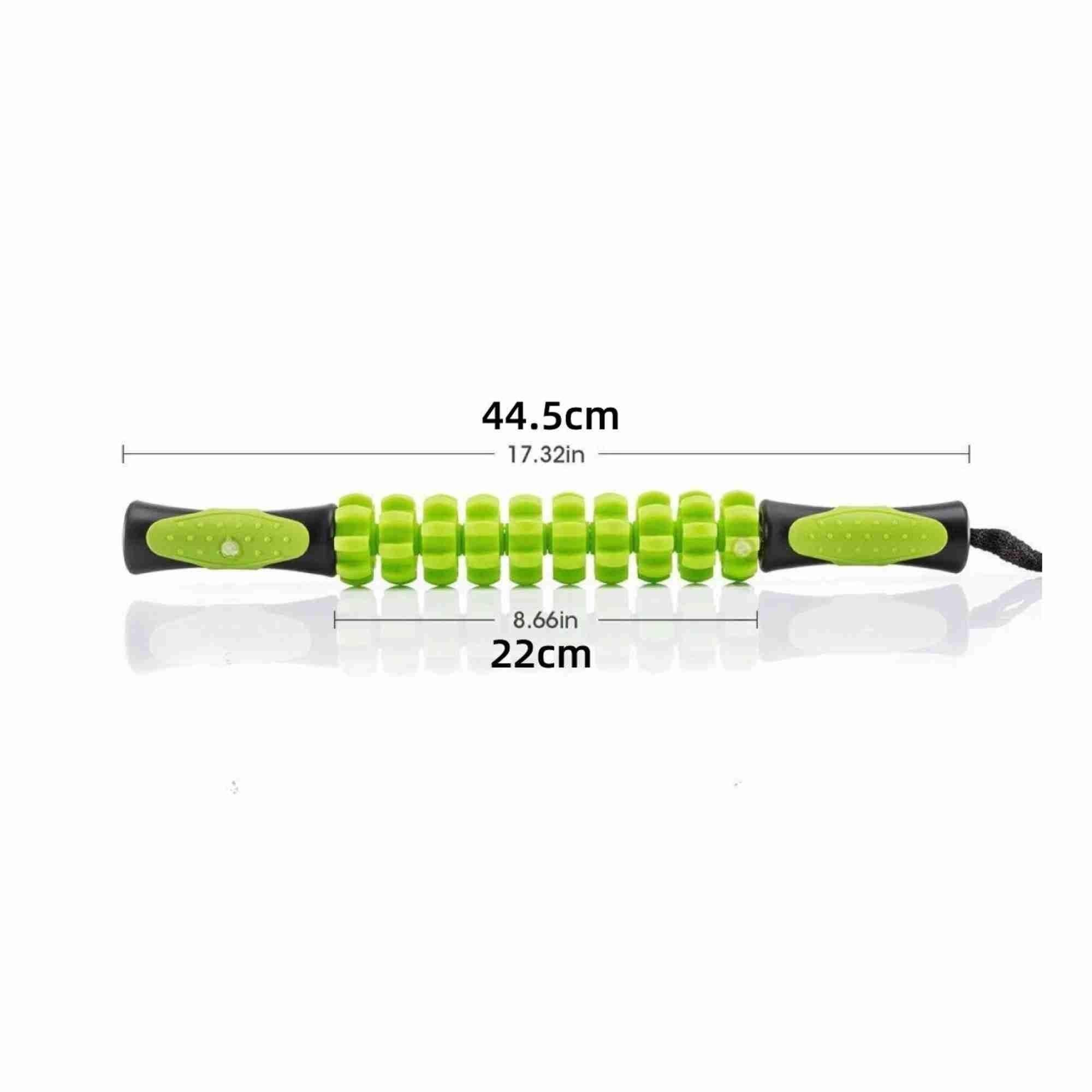 Muscle Massage Roller Stick Deep Tissue Fascia Bar support Fitness Training Gym - Orange — image 3