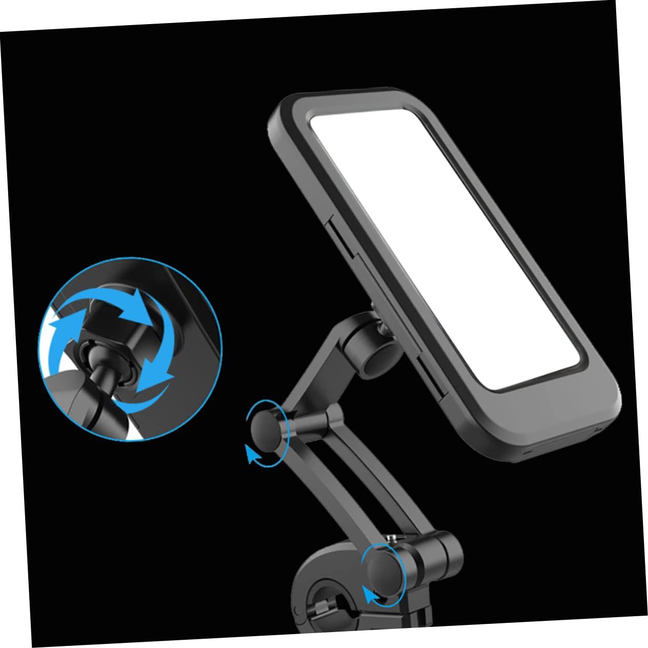 1pc Mobile Phone Holder Bike Phone Holder 360 Rotating Mobile Stand Waterproof Phone Holder Cellphone Holder Stand Water โ image 3