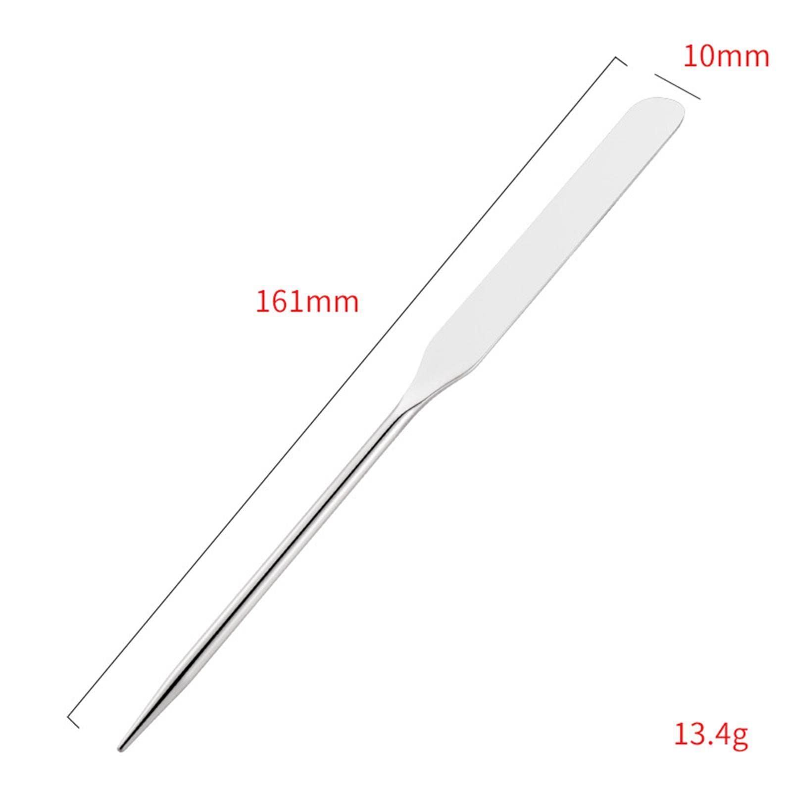 Stainless Steel Makeup s for Professional, Beginner 161mm Long Facial Mixing Stick Fine Workmanship Stylish Durable â image 2