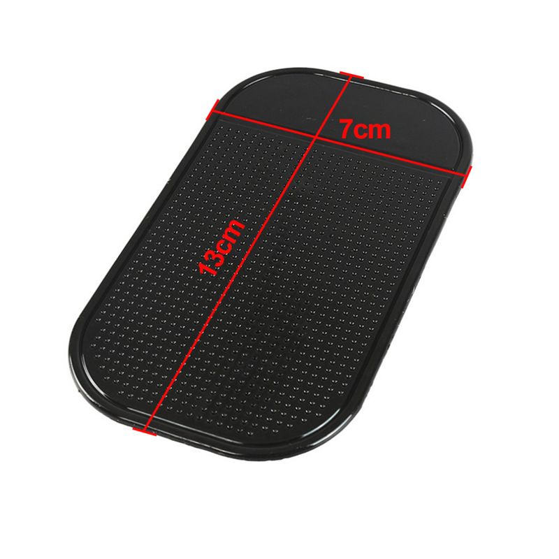 New Powerful Car Silica Gel Magic Sticky Pad Anti-Slip Non Slip Mat for Phone No windshield mount (Black) โ image 4