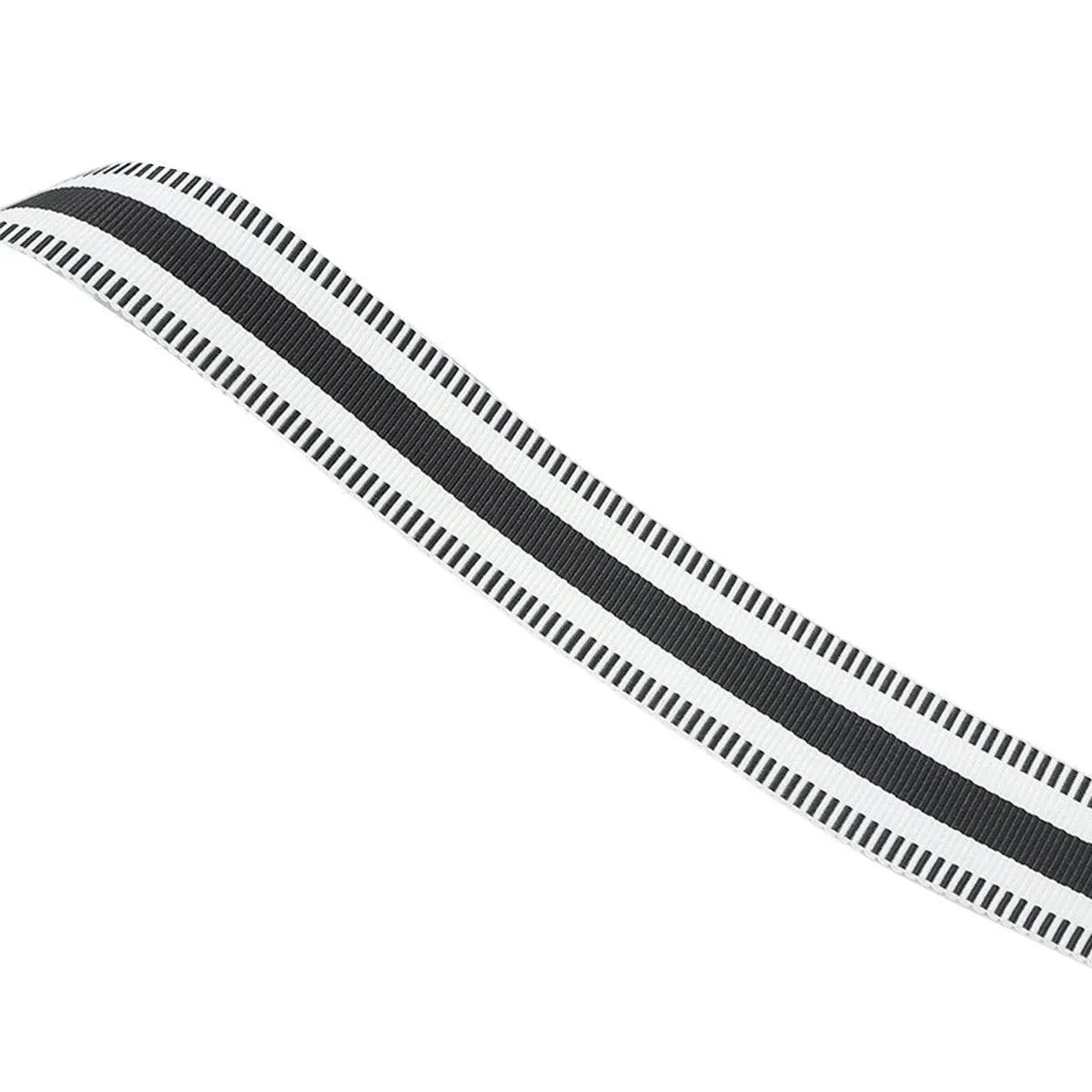 50Yards DIY Elastic Binding Tape Bias Ribbon Strap Sewing Craft Webbing Trimming - Black White -2.5cm