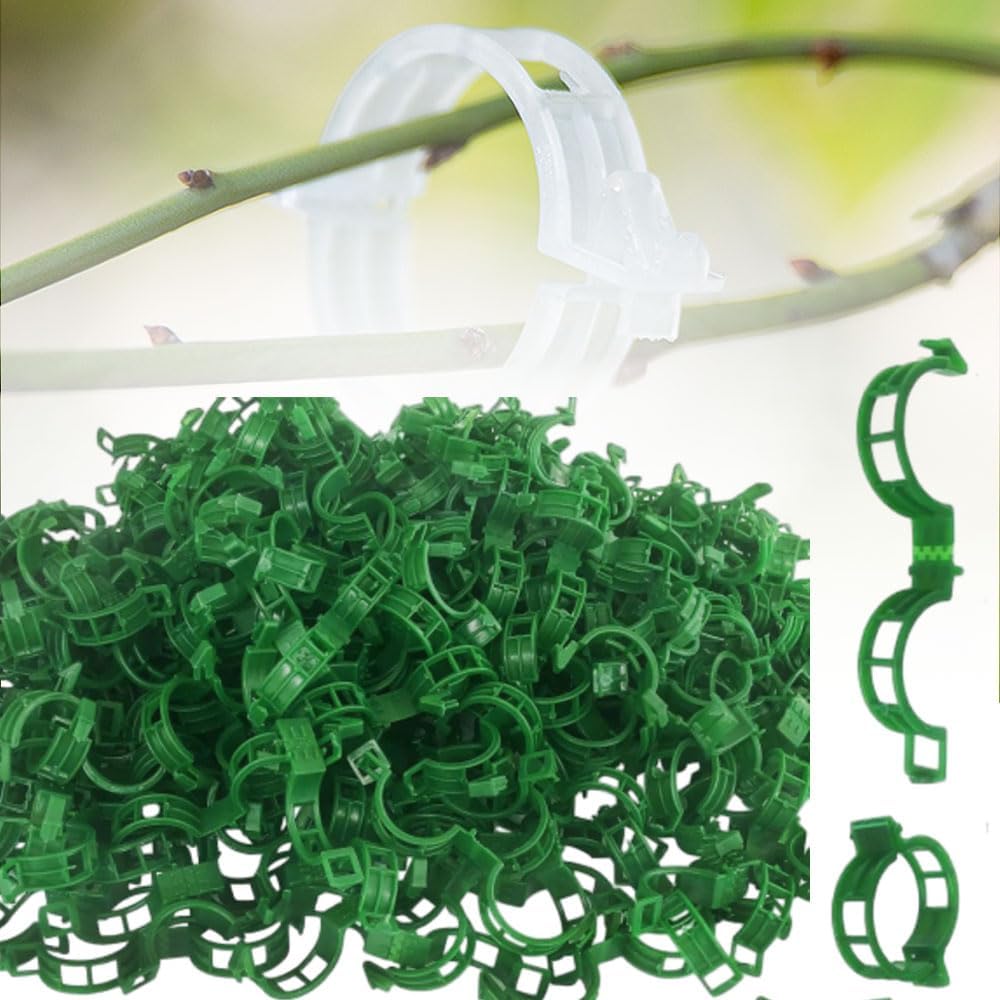 2024 New Secured Plastic Plant Clip, Upgraded Plant Support Clips Reusable Garden Clips 50Pcs, Plant Support Clips Garden Climbing Vines Fixing Clip Trellis