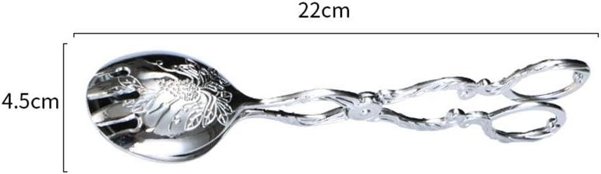 2 Piece Zinc Alloy Cooking Tongs Woodcarving Pattern, 4.5 x 22 cm โ image 3