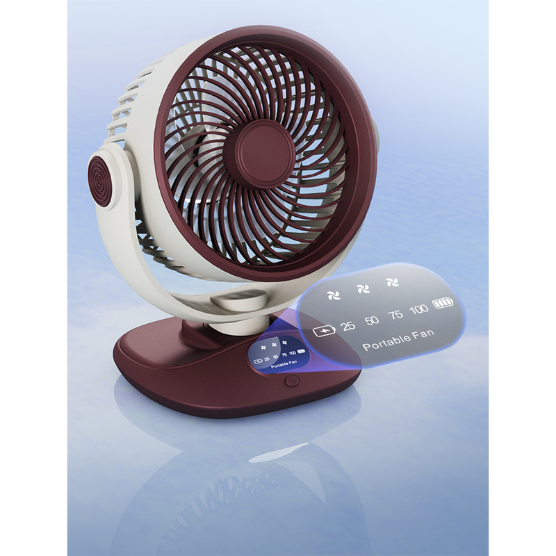 Desktop Oscillating Fan- Red โ image 5
