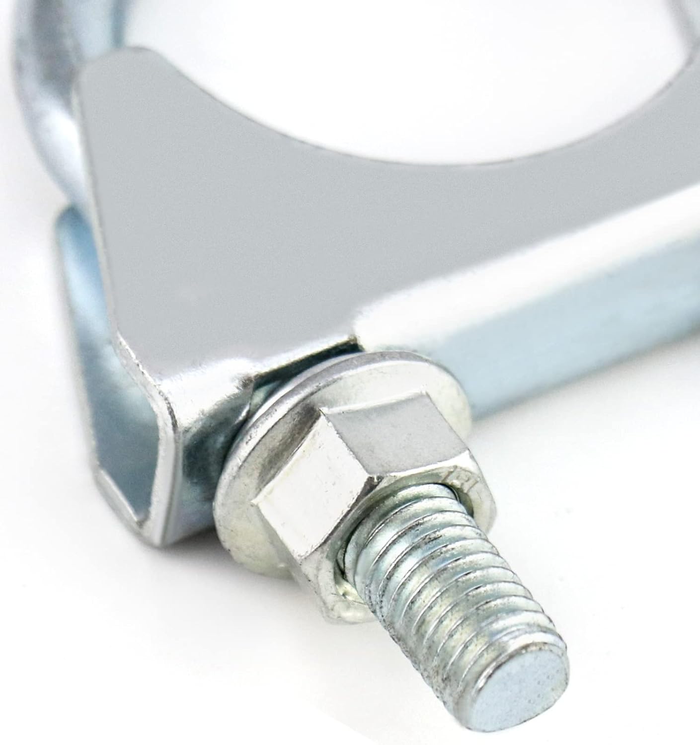 U-Bolt Muffler Tip Exhaust Hook, 1-1/2" OD 2Pcs Stainless Steel Universal Silencer Exhaust Clip β image 5