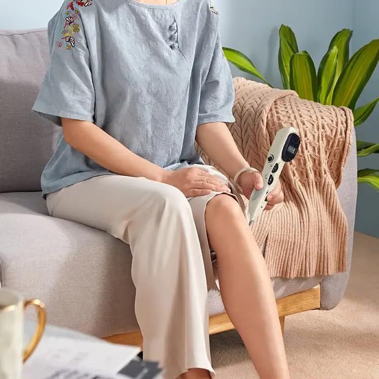 Electronic Acupuncture Pen Pain Relief Therapy Meridian Pen Find Acupoints Automatically Massage Heads Rechargeable โ image 2