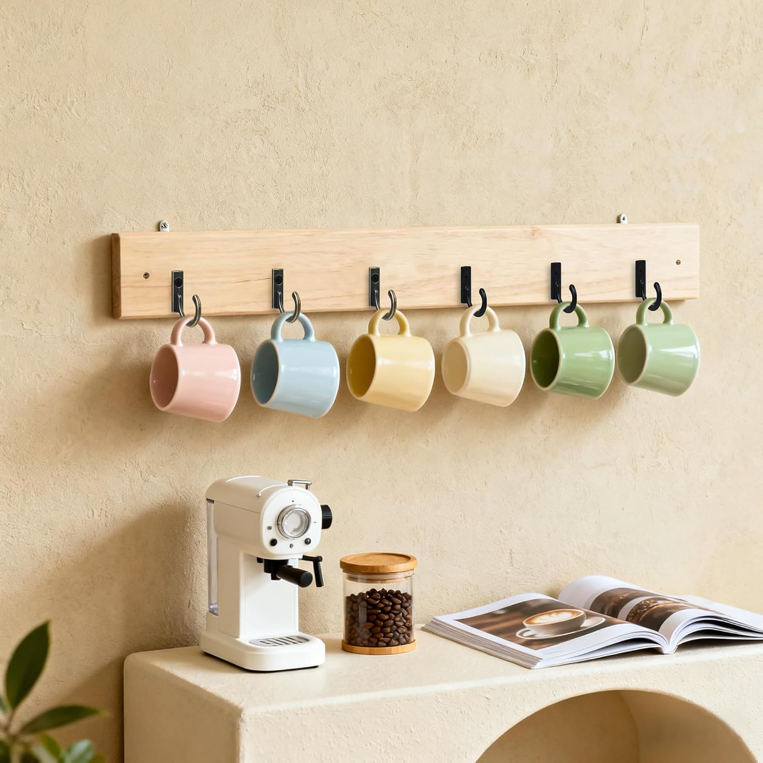 40 Pieces Key Hooks Jewelry Small Hook Wall Mounted Single for Hanging Clothes Hat Kitchen Bathroom Towel Farmhouse Retro Craft Projects Bronze β image 5