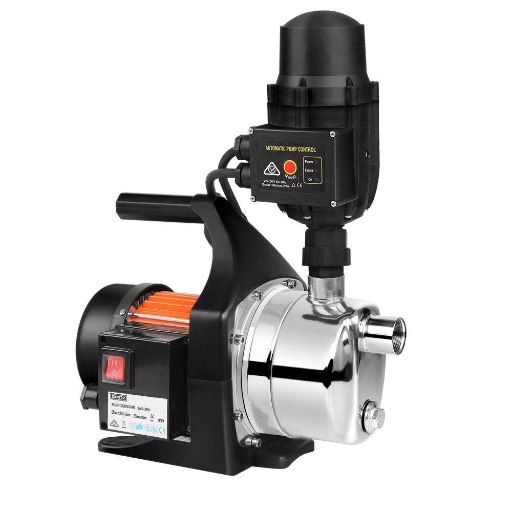 Giantz Garden Water Pump High Pressure 800W Max. Tank Rain Farm Irrigation House Black โ image 2