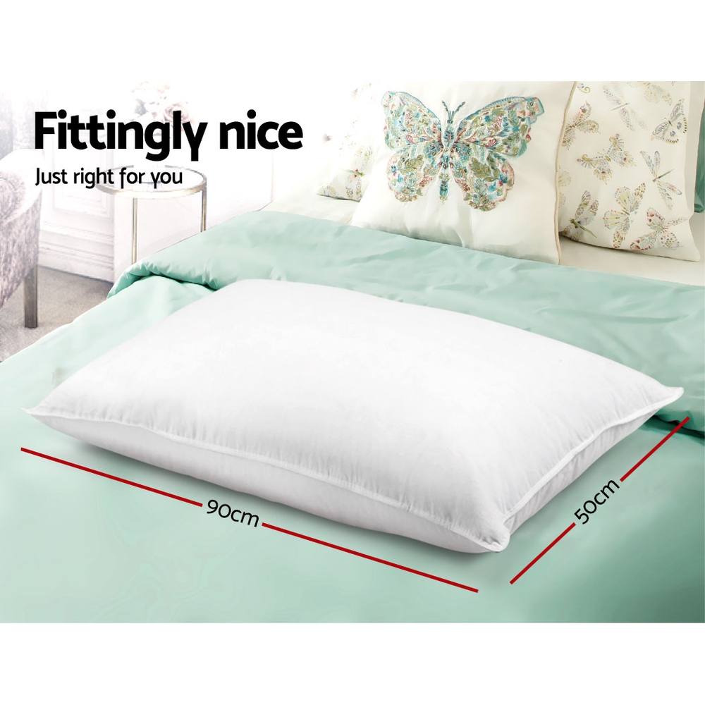 Giselle Bedding 4 Pack Bed Pillow Family Hotel 50X90CM — image 2