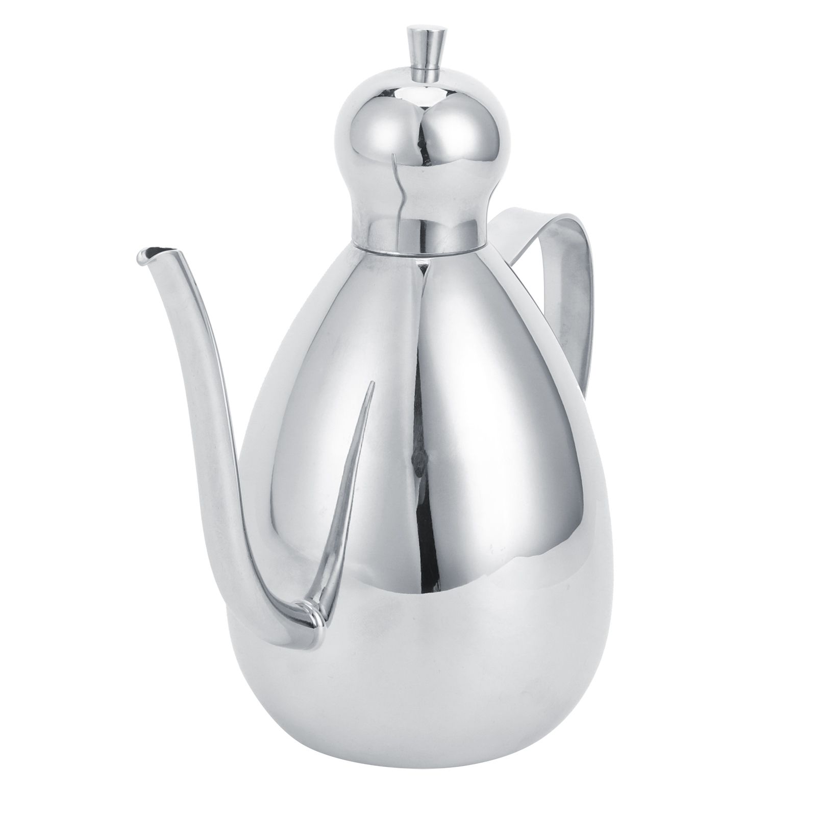 1L Oil Dispenser 304 Stainless Steel Oil Bottle Vinegar Pot Home Kitchen Storage Container — image 2