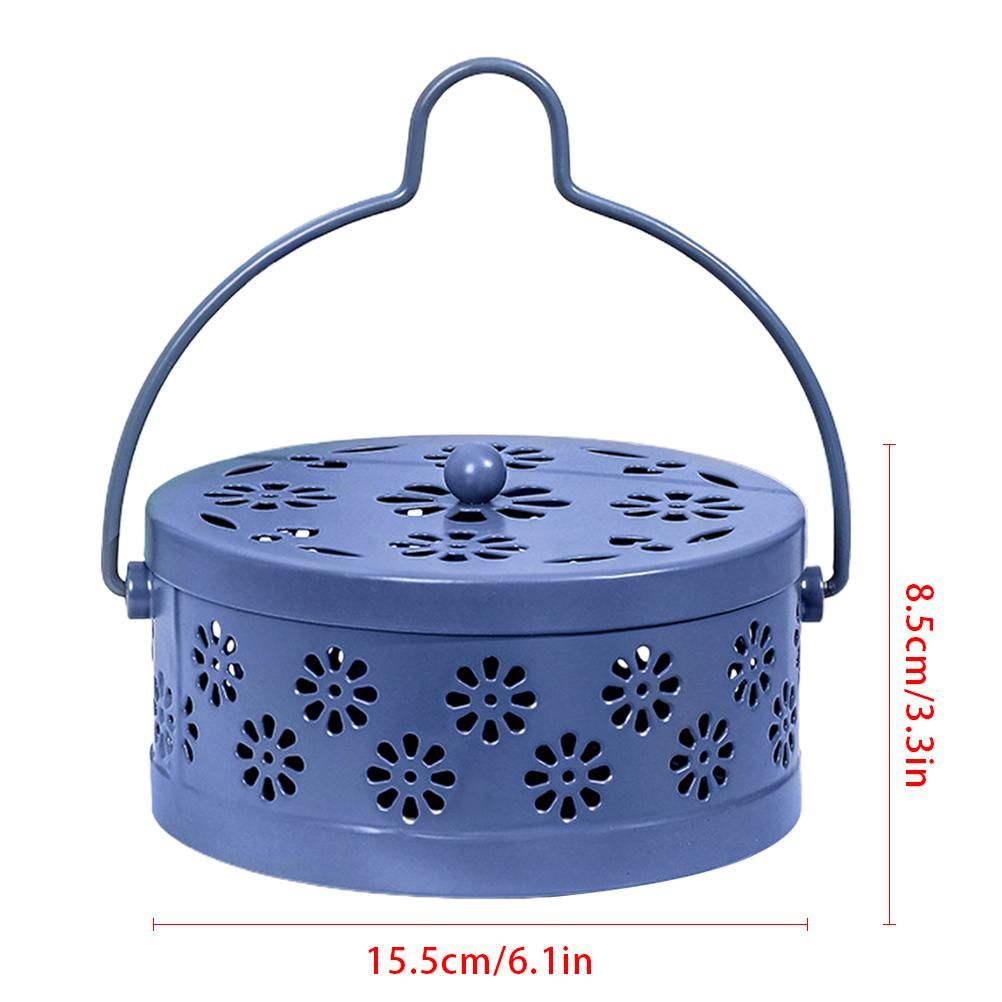 Hollow Mosquito Repellent Incense Holder Mosquito Repellent Incense Coil Container for Bedroom Office Study Multifunctional Box — image 3
