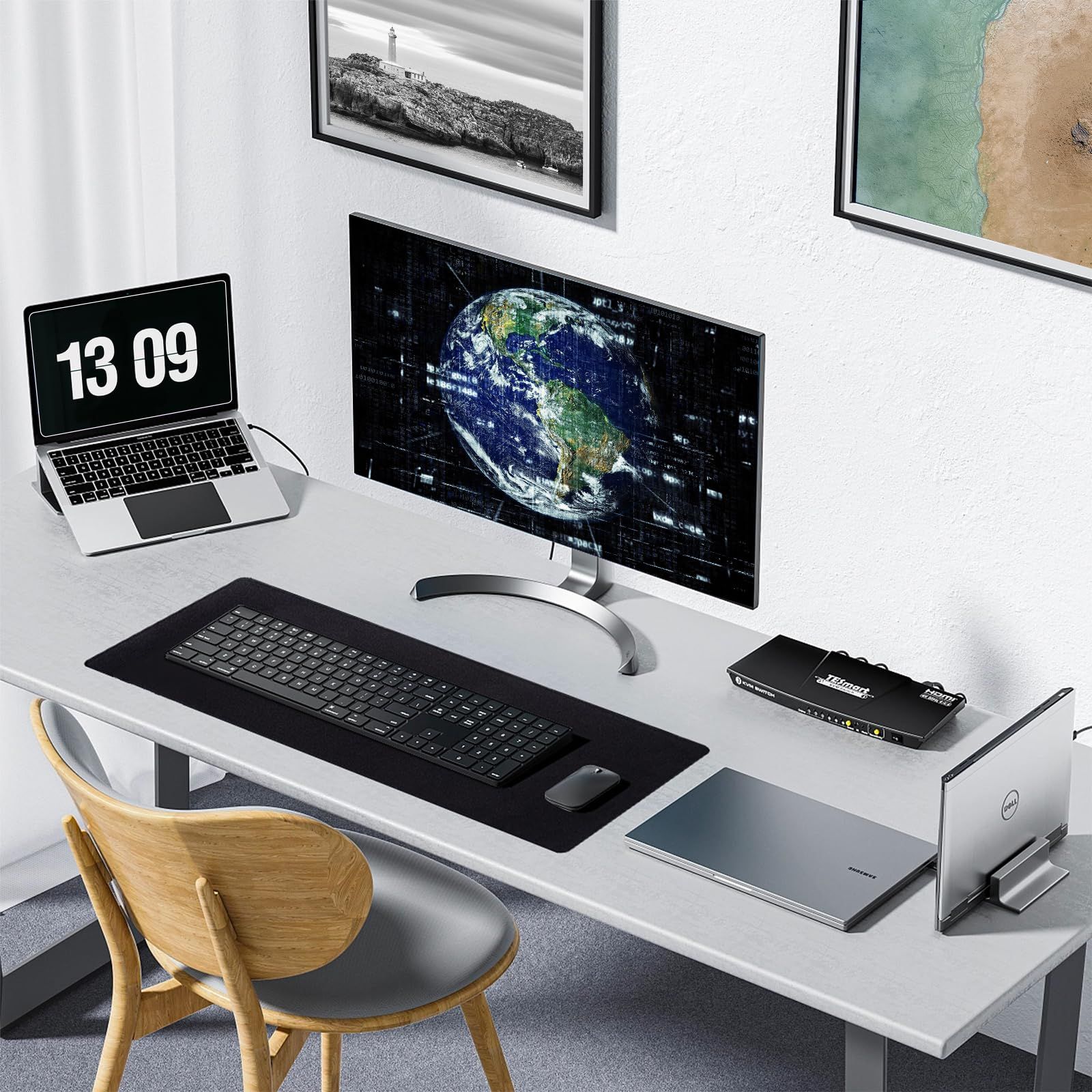 Large Gaming Mouse Pad with Non-Slip Rubber Base,Stitched Edge,Desk mat for Laptop,Computer & PC, Wristing Pad for Gamer — image 5