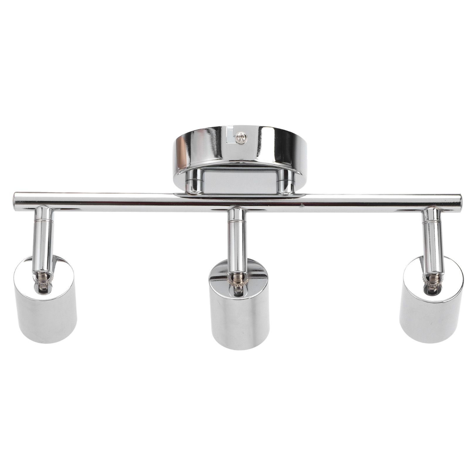 3 LED Track Light Base Adjustable Flexibly Rotatable 3 Way Ceiling Spotlight Base for Bedroom Dining Living Room Mall โ image 4
