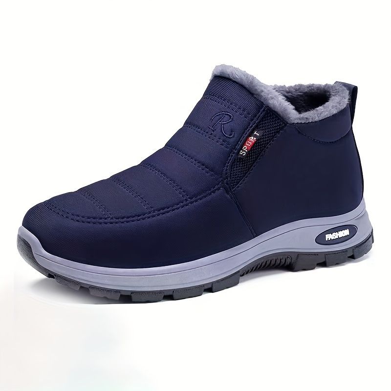 Unisex Furry-Lined Ankle Boots - Blue - Size 6(AU6/EU37) โ image 5