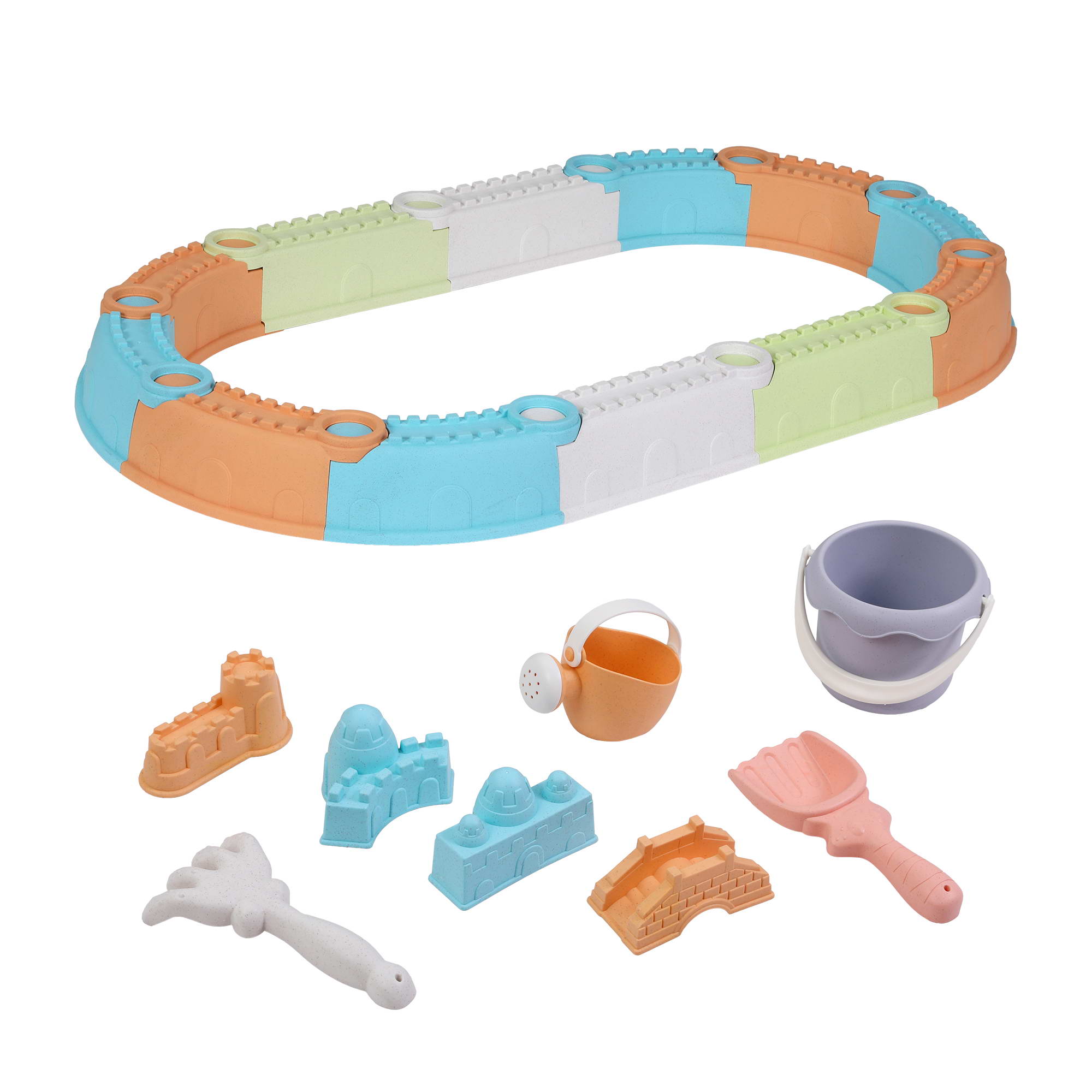 Keezi Kids Sandpit Set Beach Toys Sand Box Outdoor Backyard Play Area โ image 3