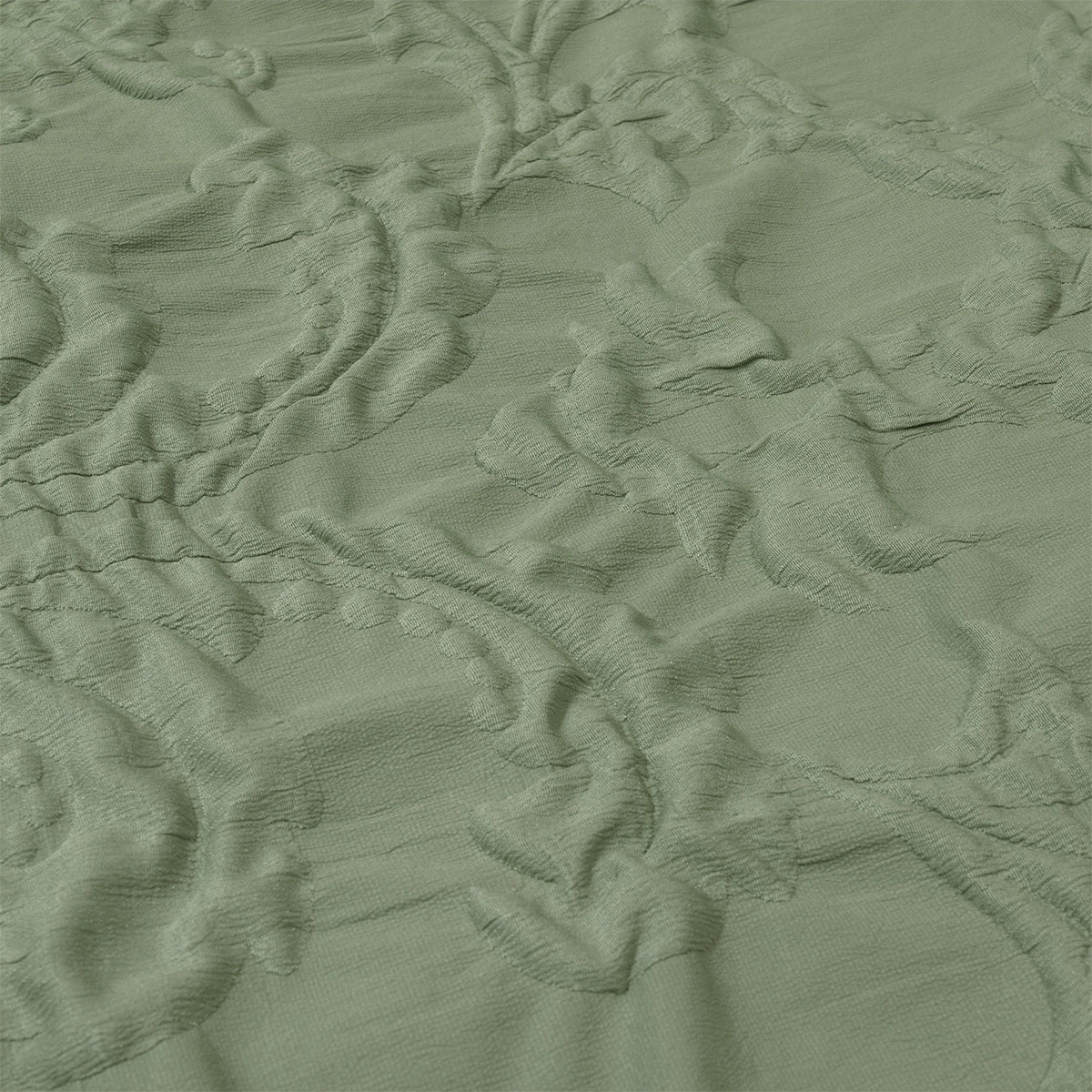 Ardor Adeline Sage Jacquard Damask Quilt Cover Set Queen — image 4