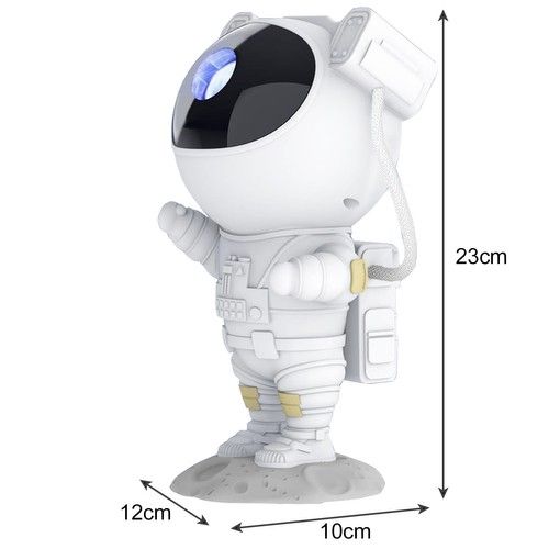 Astronaut Night Light with Remote Control Star Projector Galaxy Light, White — image 3