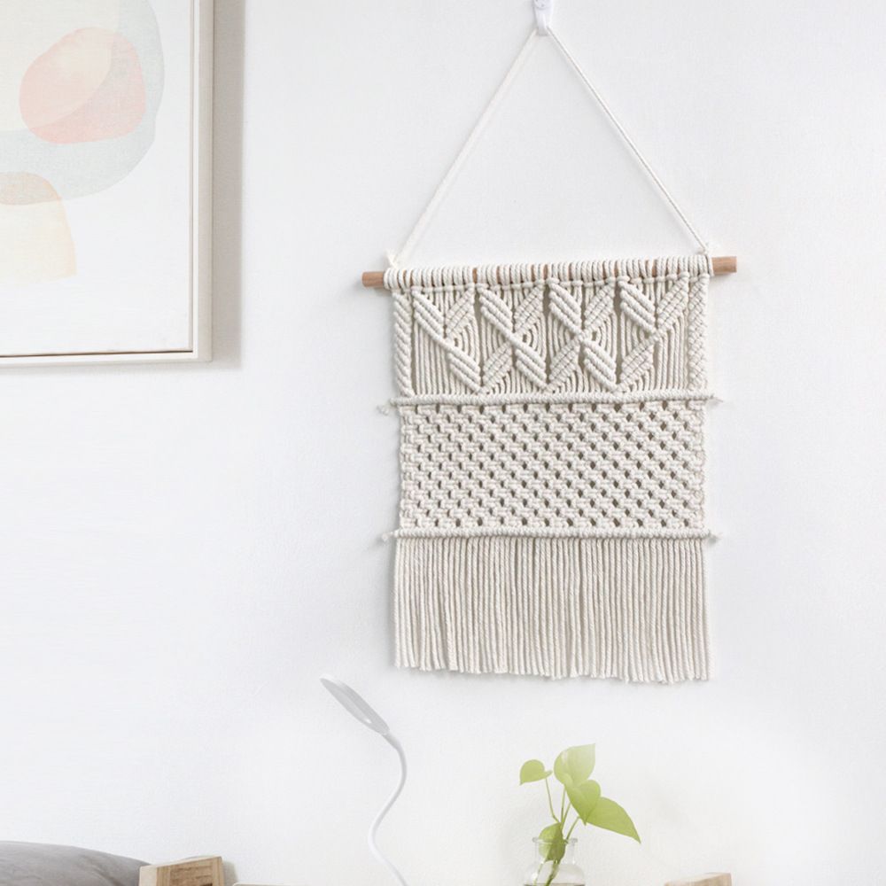 Hanging Tapestry Hand Woven Tapestries Boho Wall Art Decor Home Wall Decor Wall Pediment — image 4