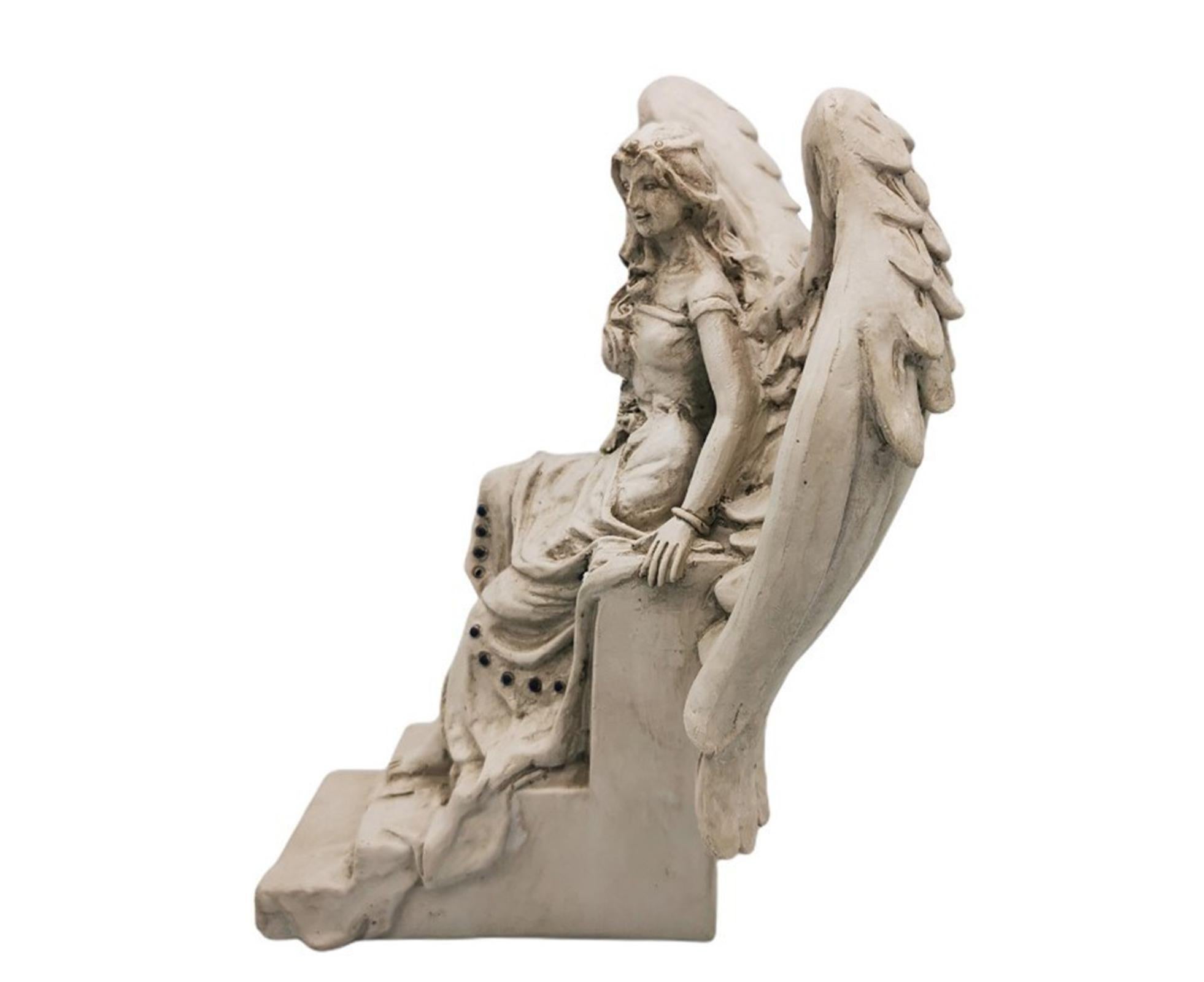 Garden Angel Ornament Realistic Decorative Resin Weather-resistant Art Sculpture for Garden-1 — image 6