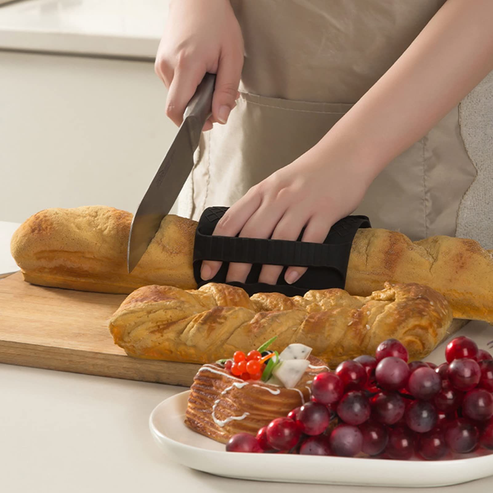 Silicone Assist Hot Handle Holder, Anti-scalding Clip, Oven Gloves Cooking Pinch Mitts, Pot Sleeve Heat Resistant Kitchen — image 3