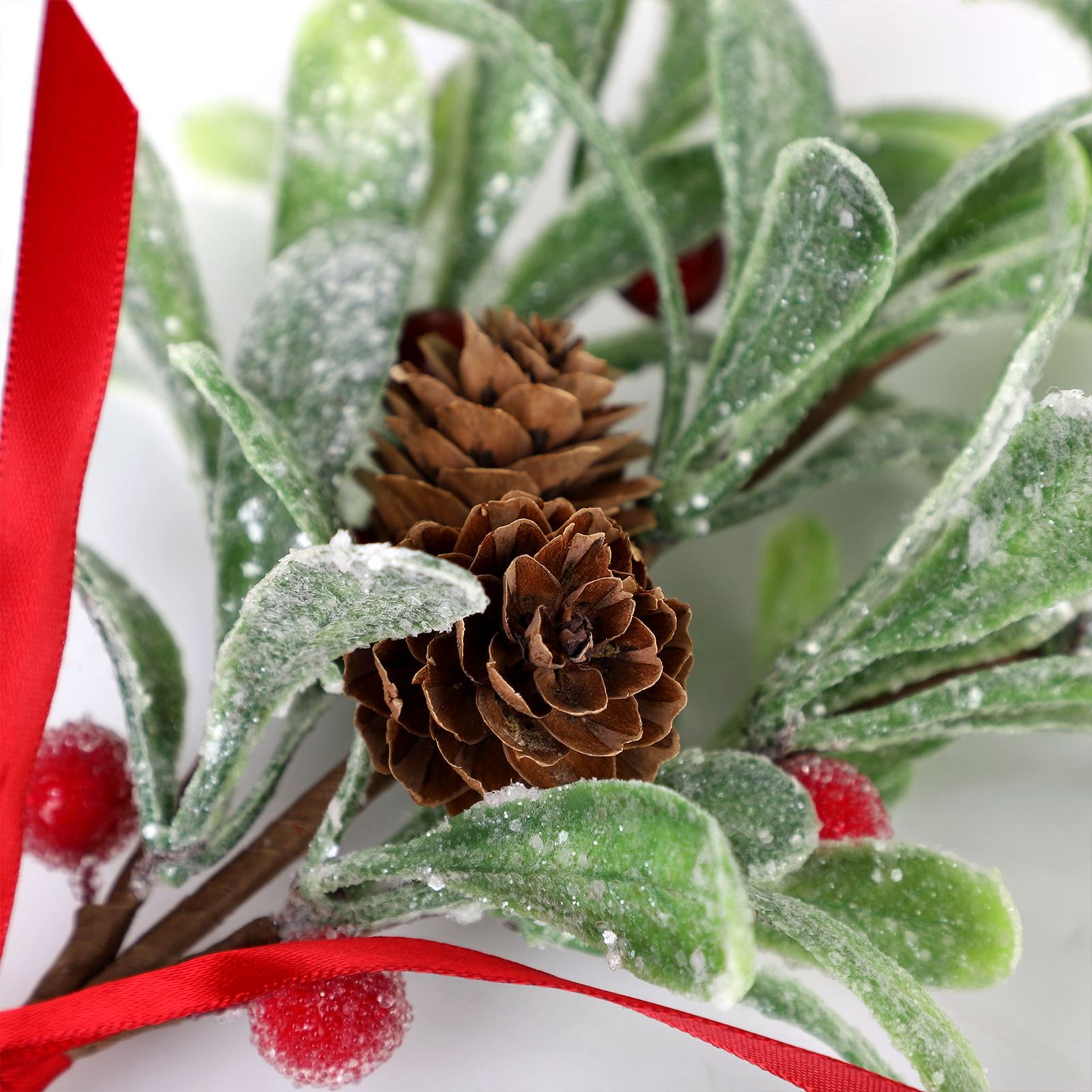 Artificial Mistletoe Leaves Christmas Decoration — image 6