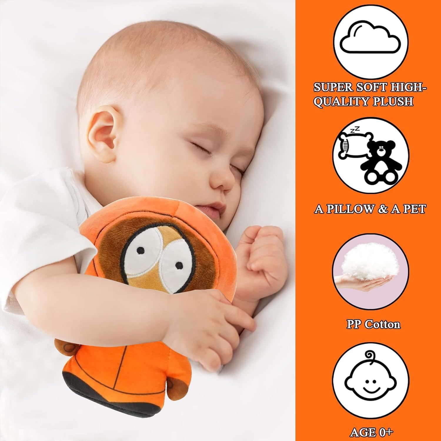 Plush Toys, Soft Plush Doll Cute Plush Pillow Stuffed Animals Toy Birthday Gifts for Children Adults and Fans — image 5