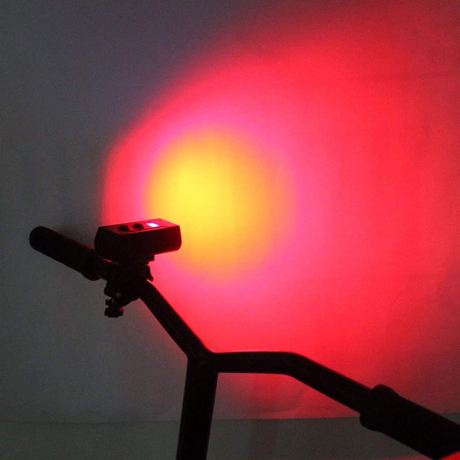 Bicycle lamp - High lumen bicycle headlamp, 2 LEDs - Super bright headlamp - 7 modes for all bicycles, mountain bikes, racing bikes - Rechargeable via USB โ image 3